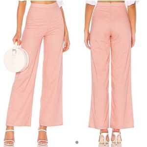 Majorelle polka dot pants